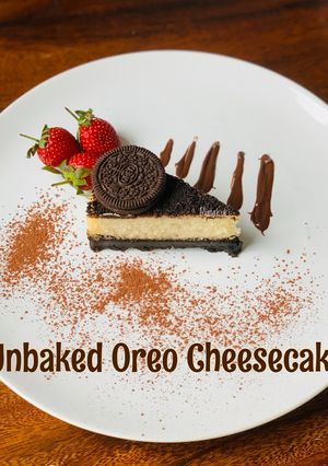 Foto resep Unbaked Oreo Cheesecake