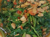 Tumis kangkung tauco