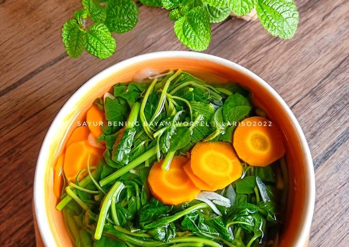 Resep Sayur Bening Bayam Wortel Oleh Resintaw Cookpad