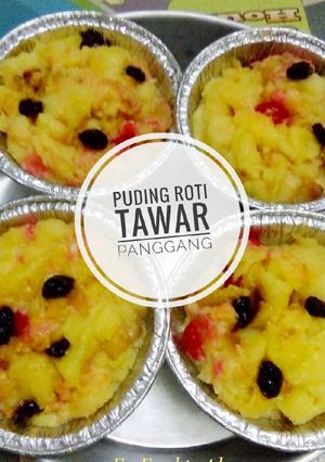 Foto resep Puding Roti Tawar Panggang