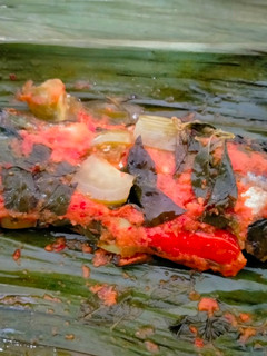 Foto resep Pepes ikan asin peda
