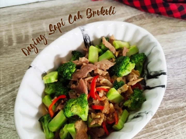 Cara Mudah Menyiapkan Resep Daging Sapi Cah Brokoli yang Uenak Anti Ribet, Menggugah Selera