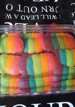 Foto resep Lidah kucing rainbow