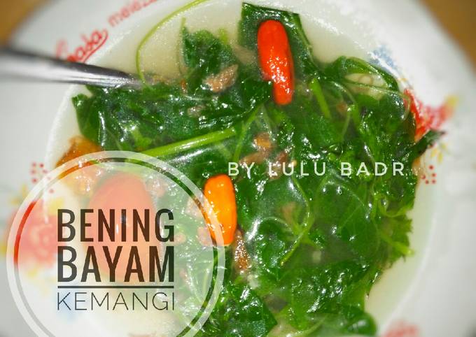 Resep Bening Bayam Kemangi Anti Gagal