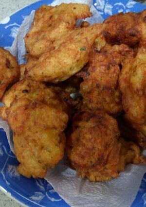 Una foto de Ricos buñuelos de bacalao