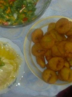 صورة لوصفة فلافل ومسبحة