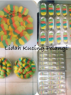 Foto resep Lidah kucing Rainbow