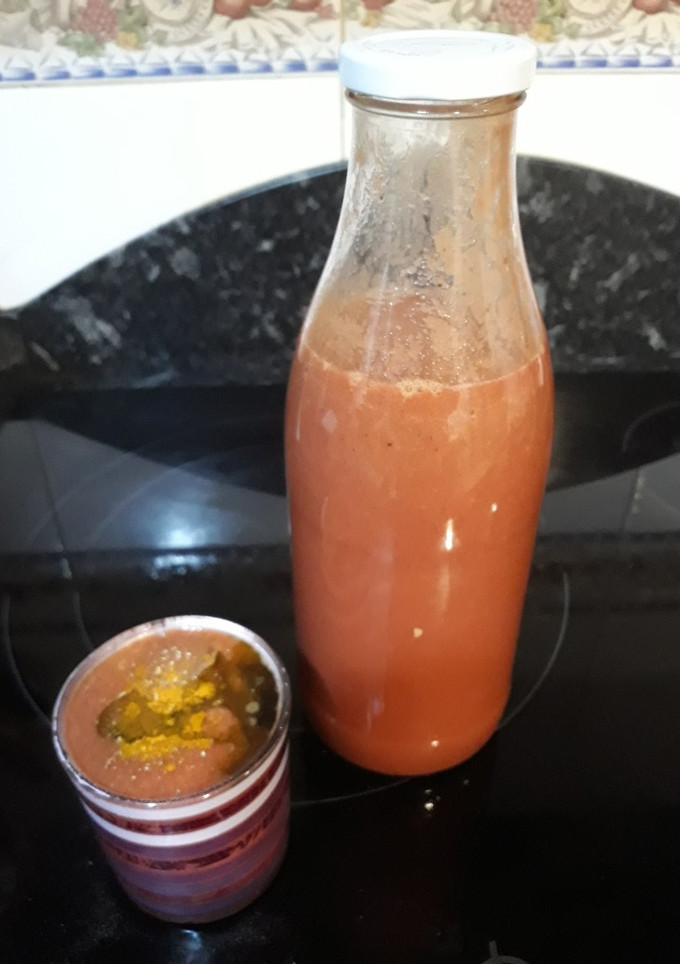 Una foto de Sopa o gazpacho de remolacha