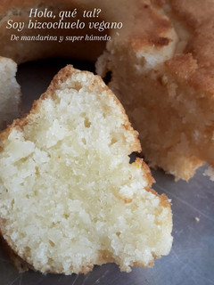 Una foto de Bizcochuelo vegano con agua de garbanzos (aquafaba)