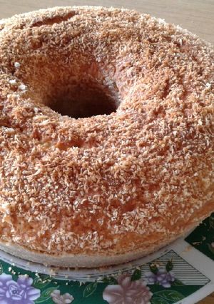 صورة لوصفة كيكة جوز الهند 😉😍