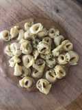 Tortellinis en salsa de champiñón