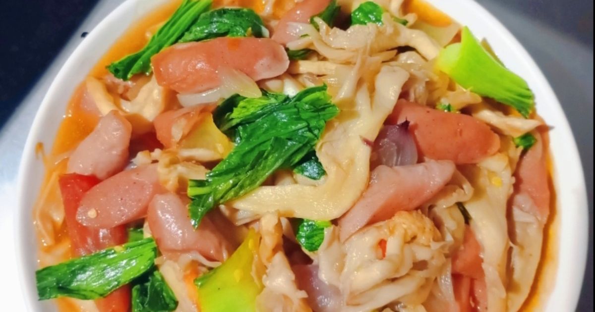 Sosis jamur saos tiram