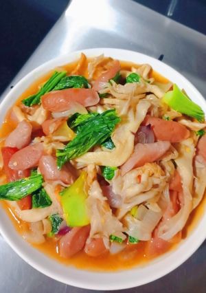 Foto resep Sosis jamur saos tiram