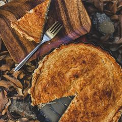 A picture of Giuliana’s Homemade Buco Pie.