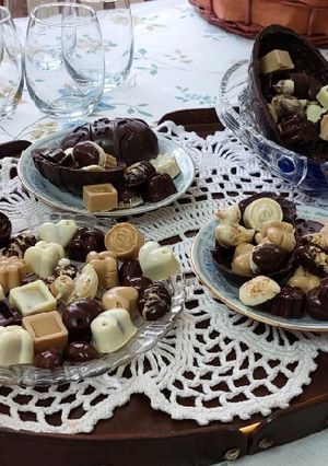 Una foto de Bombones rellenos 🌰❤💟🌰❤💟🌰