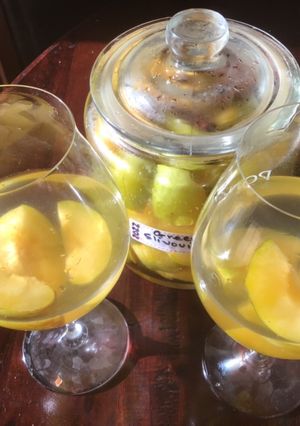 A picture of California Farm Greengage Plum Slivovitz Liqueur.