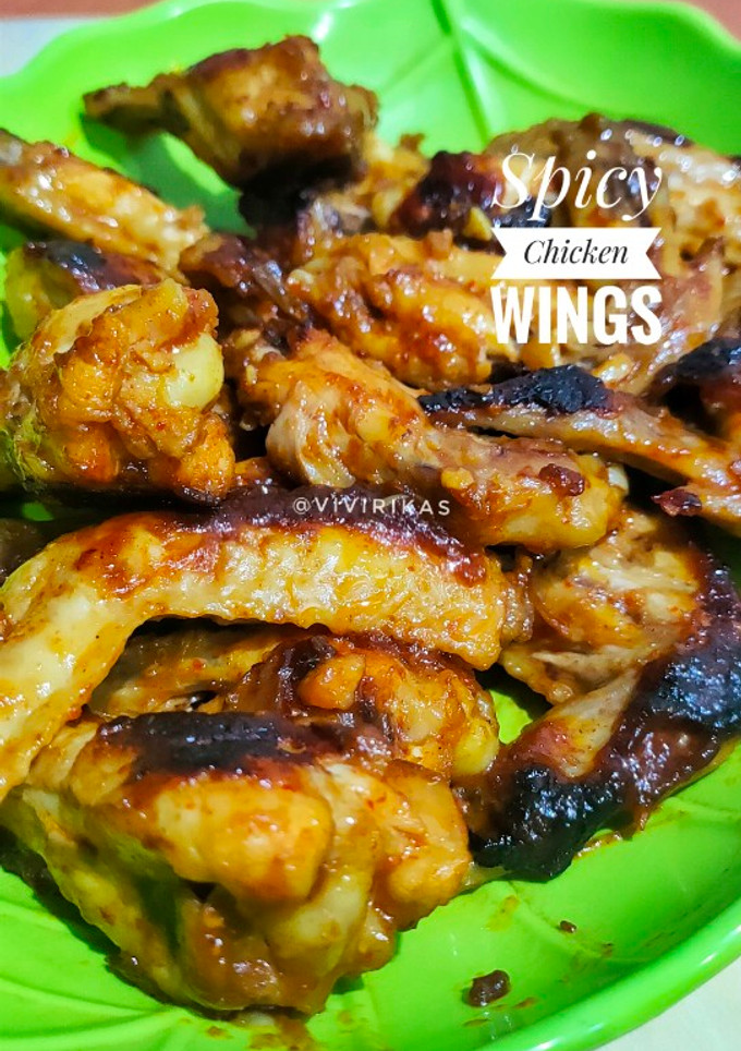Foto resep Spicy Chicken Wings Ala Resto versi rumahan