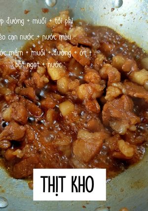 Hình của món Thịt kho.