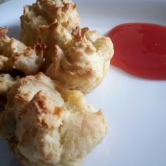 A picture of Mashed potato cakes.