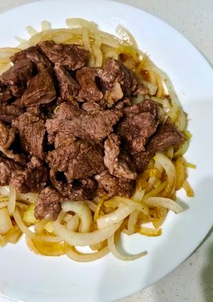 洋蔥牛肉 的食譜成品照片