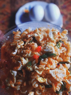 ভেজিটেবল এগ পাস্তা (vegetables egg pasta recipe in bengali) রেসিপির প্রধান ছবি