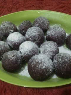 Foto resep Bola ubi ungu salju