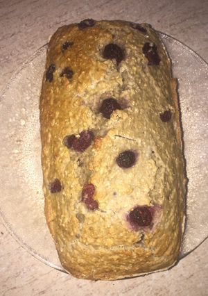 Una foto de Budín de avena y moras