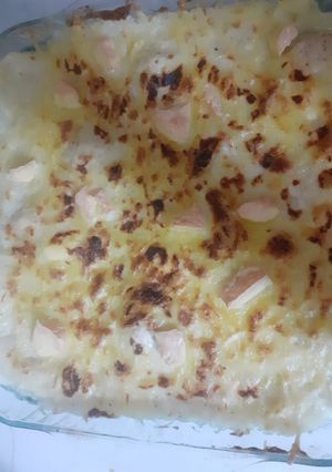 صورة لوصفة قراتان بطاطا بكريات الدجاج والبشاميل رووعه