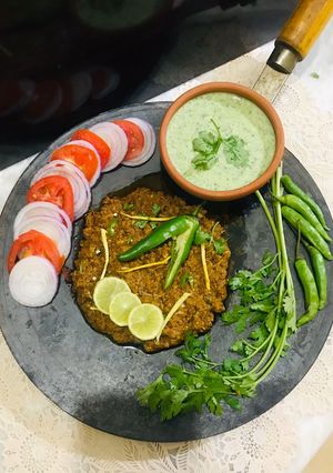 A picture of Dhaba style keema.