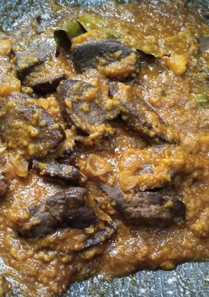 Foto resep Hati sapi bumbu lapis