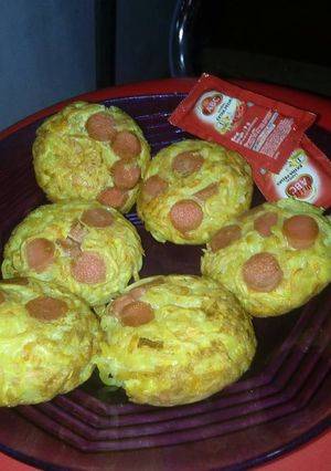 Foto resep Martabak mie bekal si kecil