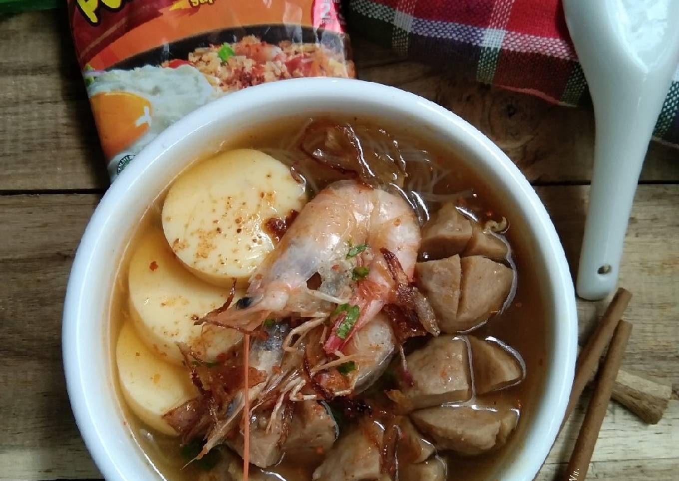 Misoa tofu poll pedas
