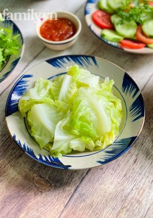 Hình của món Bắp Cải Luộc.