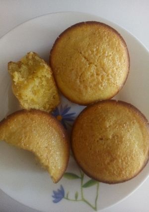 Una foto de Ponquecitos de harina de maíz y leche condensada