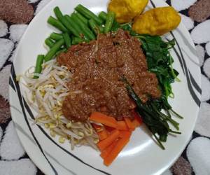 Resep mudah Pecel Sayur alias Lotek Mantul Banget