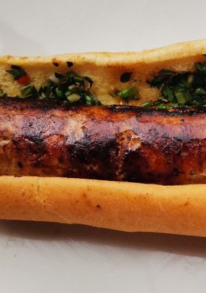 Una foto de Choripan (estilo argentino)