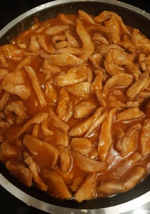Szója szószos csirke recept fotója