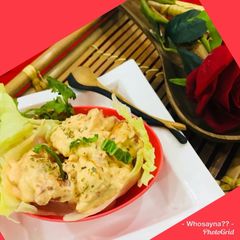 A picture of Whosayna’s Creamy Dynamite Prawns.