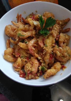 Foto resep Udang Salted egg
