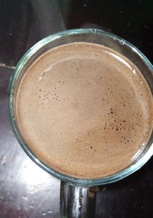 Foto resep Kopi Hitam Tubruk Rebus dengan crema