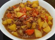 Gambar semur daging sapi giling untuk anak