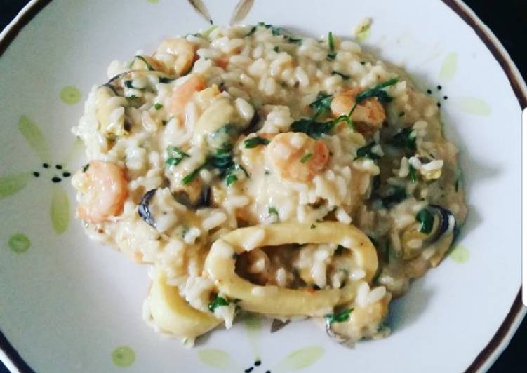 Risoto de frutos do mar - Tudogosreceitas