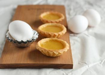 Fresh, Cooking Recipe Egg Tart Home Style