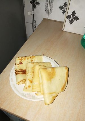 A picture of Pancake making.#author's marathon.