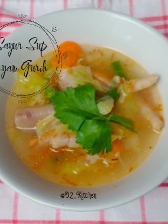 Cara Mudah Menyiapkan Resep #132 Sayur Sup Ayam Gurih (menu anak) yang Sempurna Anti Ribet, Sempurna
