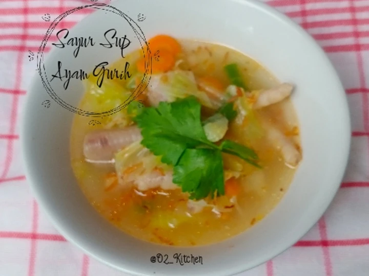 Cara Mudah Menyiapkan Resep #132 Sayur Sup Ayam Gurih (menu anak) yang Sempurna Anti Ribet, Sempurna