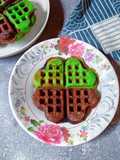 Waffle Mocca Pandan Sukade