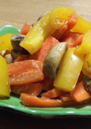 A picture of Colorful veges.