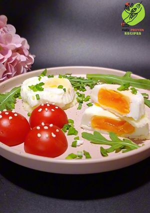 A picture of 🥚 Oil-Free Eggs in 4 Minutes — Soft Yolk & Perfect Whites.