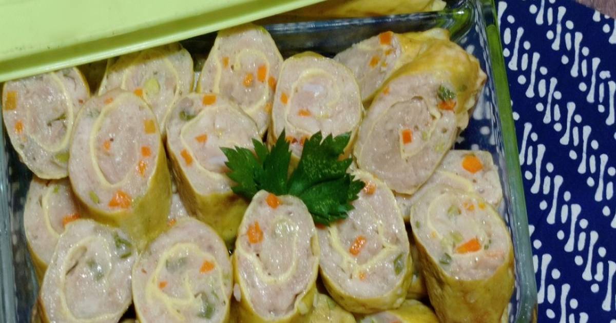 Resep Egg Roll Ayam &amp Sayur ????(stok Frozen) Mudah dan Praktis Dihidangkan